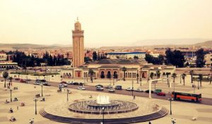 photograph of central oujda, morocco